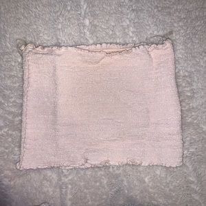 brandy melville light pink tube top